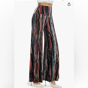 Women's Boho Palazzo Pants Wide Leg Lounge Pants